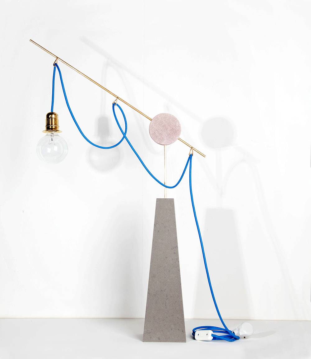 Lamp no canvas, צבע טרי, שיתוף עם אבן קיסר ודיזיין ספייס, 2014. צילום: ג׳ני שוובר