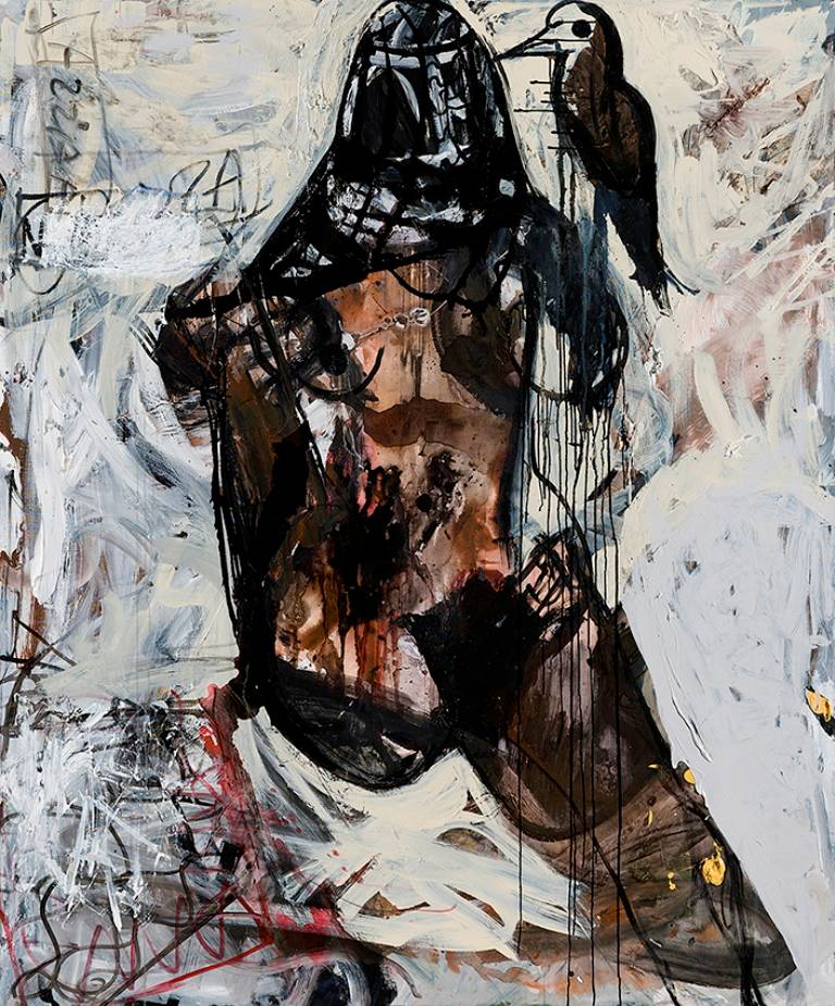 Tsibi Geva, Untitled, 2013, Acrylic and oil on canvas, 200x150 cm