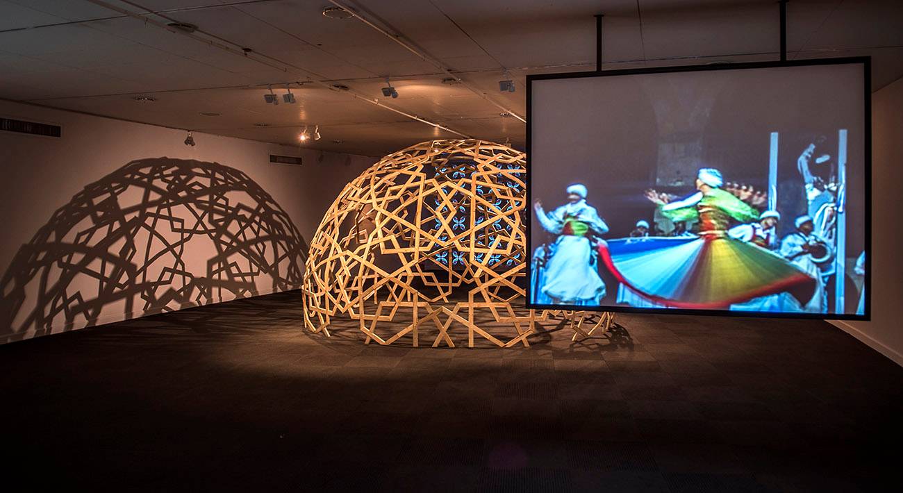 ערבסק עכשווי. המוזיאון לאמנות האסלאם. צילום שי הלוי