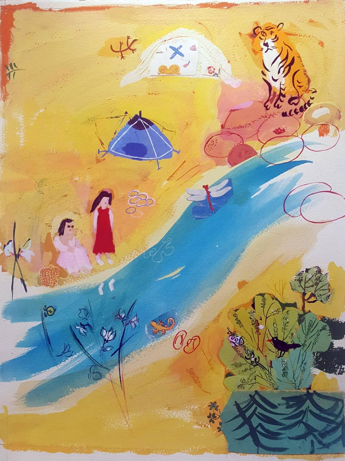 מתוך התערוכה של דברת בן נחום, בגן