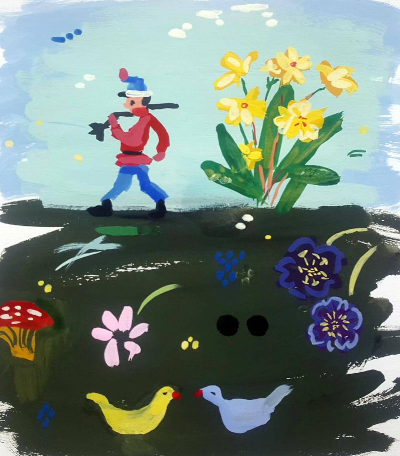 מתוך התערוכה של דברת בן נחום, בגן