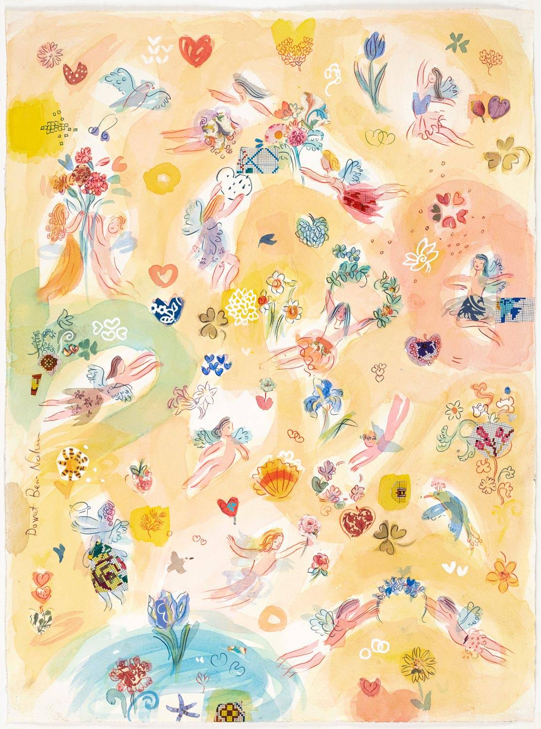 מתוך התערוכה של דברת בן נחום, בגן