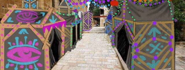 אחורי הקלעים, איתמר פלוג׳ה וליאור (לילי) פלג. צילום: מ״ל