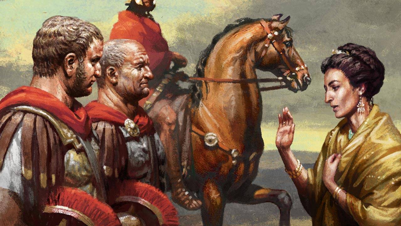 מתוך הסרט אגדת חורבן. ציורים: דוד פולונסקי, מיכאל פאוסט