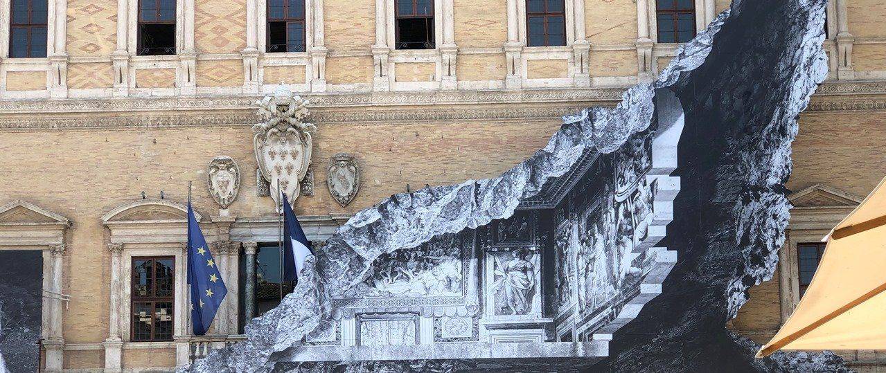 JR ברומא. צילום: ליאת לוי עזרן