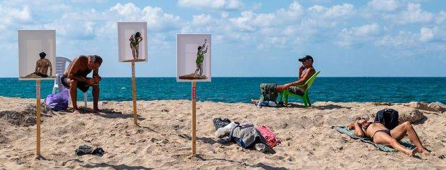 סיגלית אהרוני, sTand still. חוף בת גלים, חיפה