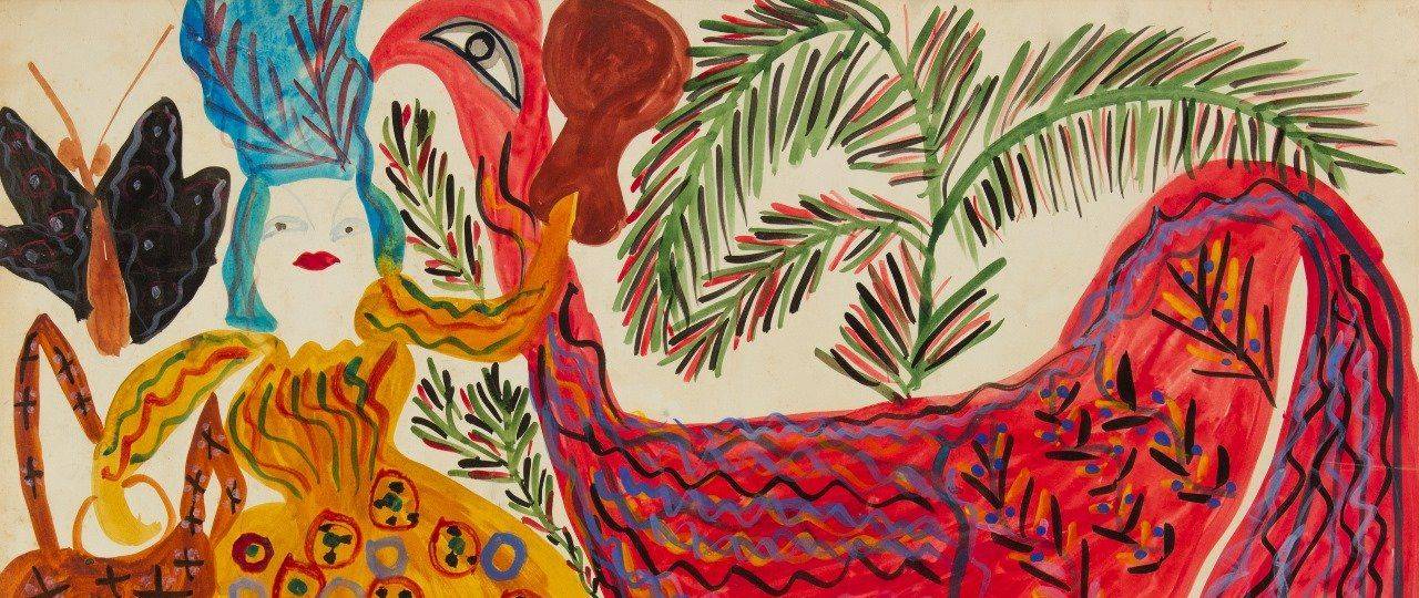 באיה מהיידין, 1947. צילום: Galerie Maeght, Paris