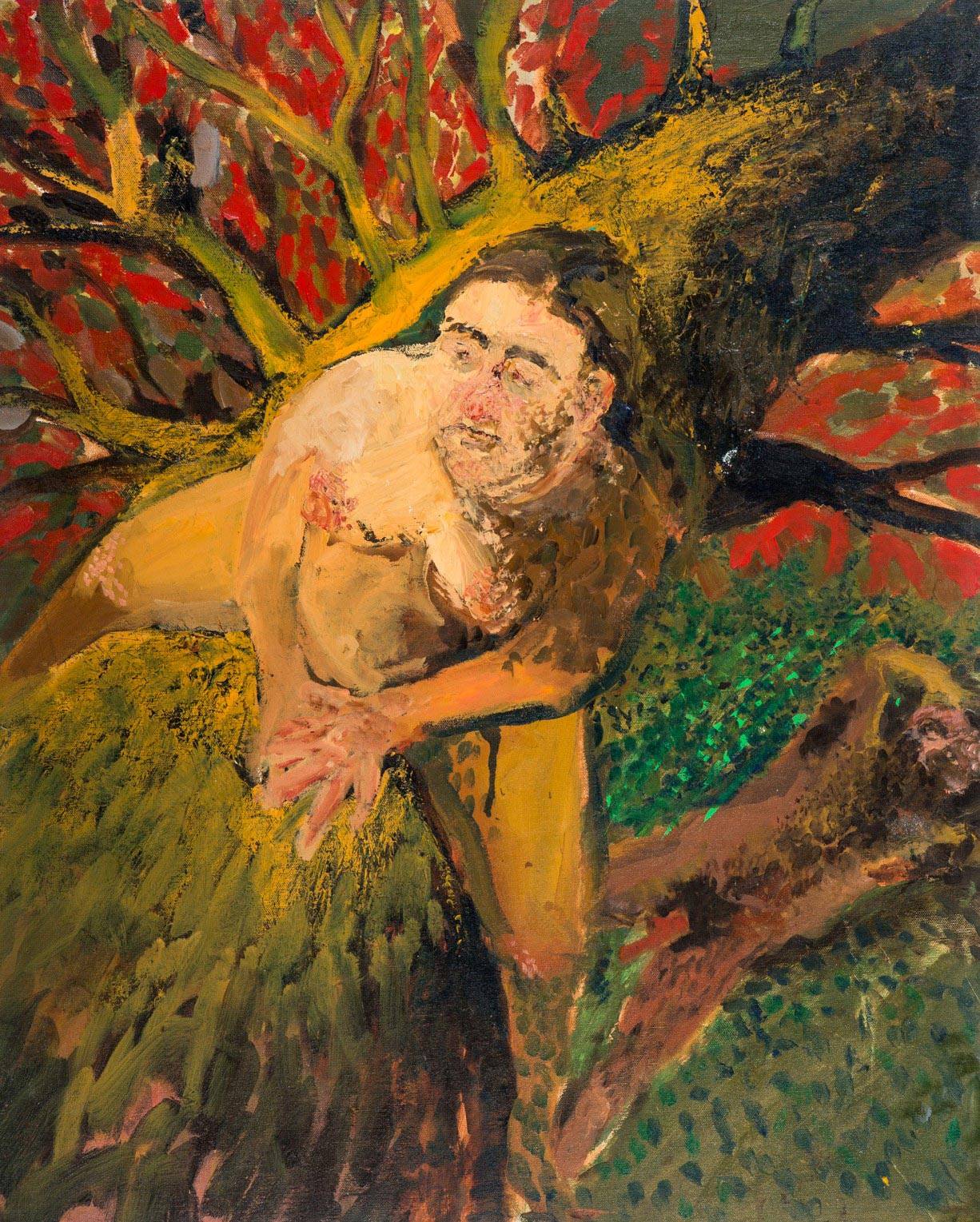 שני רועה, אישה על עץ