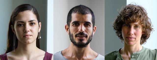 מימין: אריאל ססיליה פרידמן, אבשלום לטוכה, גיל אלגרבלי. צילומים: אסיה סקוריק