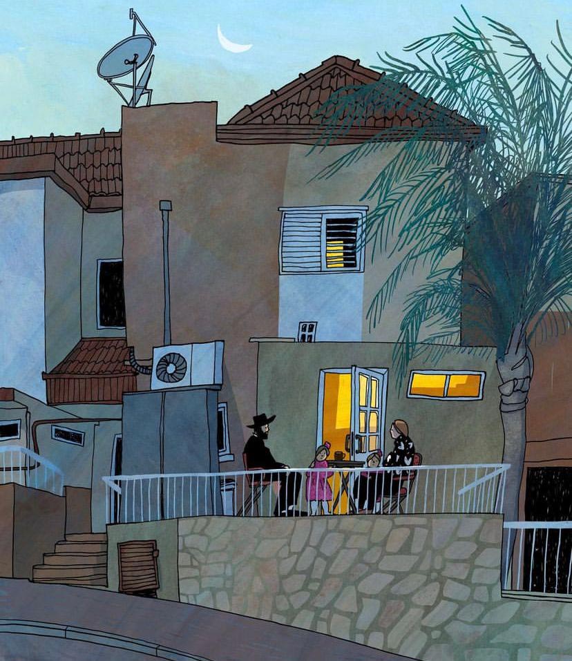 אניה דסניצקיה, מתוך בית בגלריה אגריפס 12