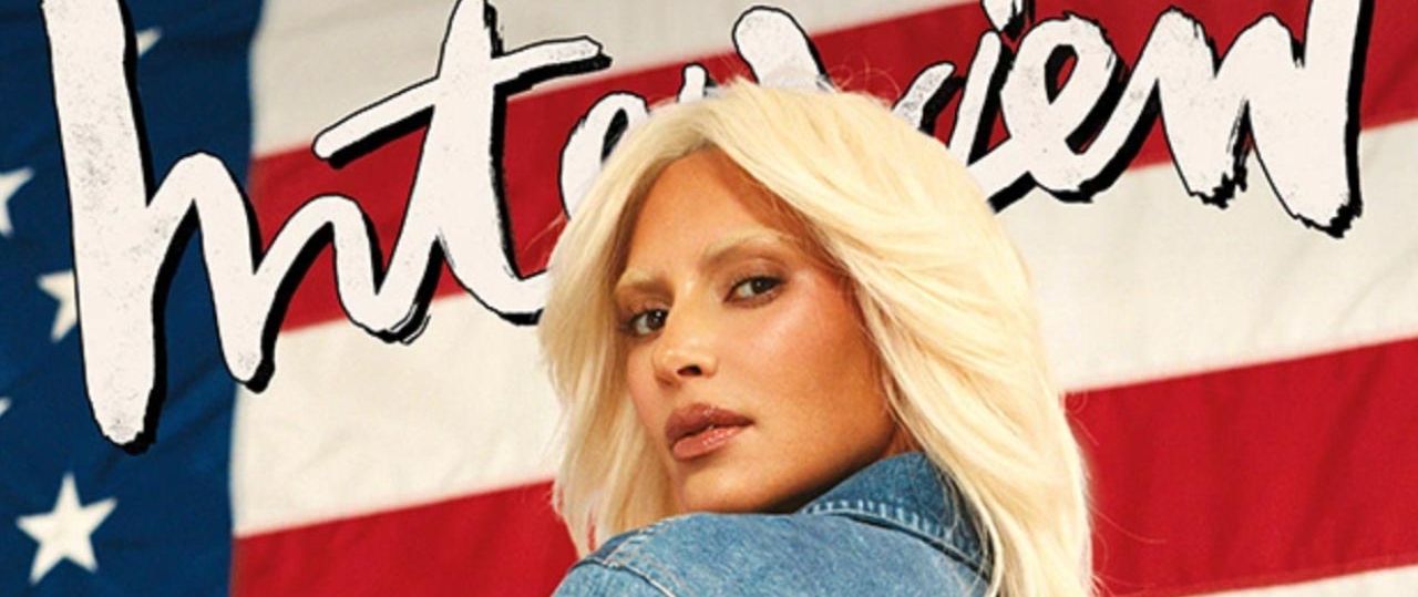 קים קרדשיאן על השער של מגזין Interview