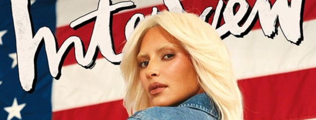 קים קרדשיאן על השער של מגזין Interview