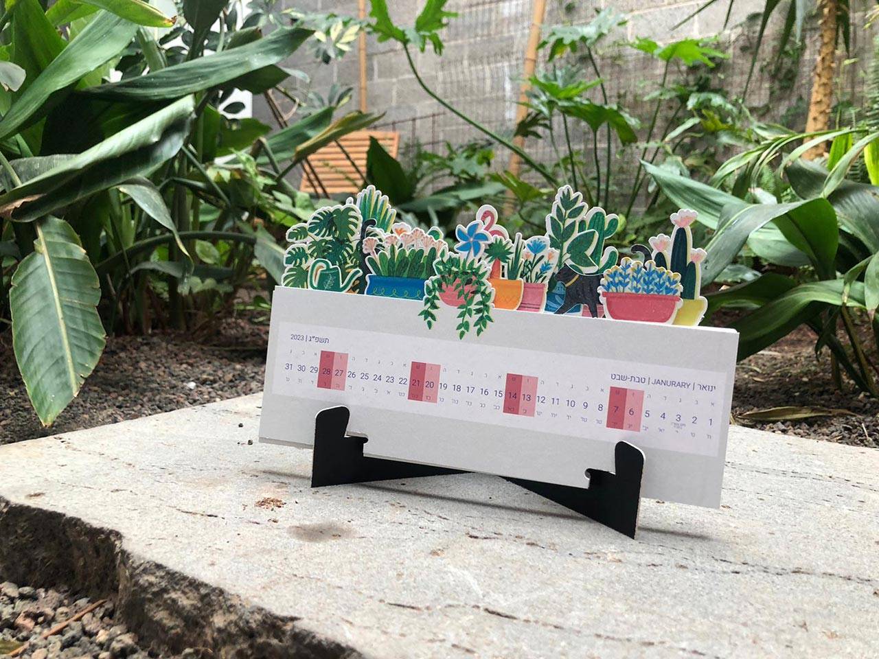 דגנית דהן וגליה לוז, לוח שנה. צילום: מ״ל