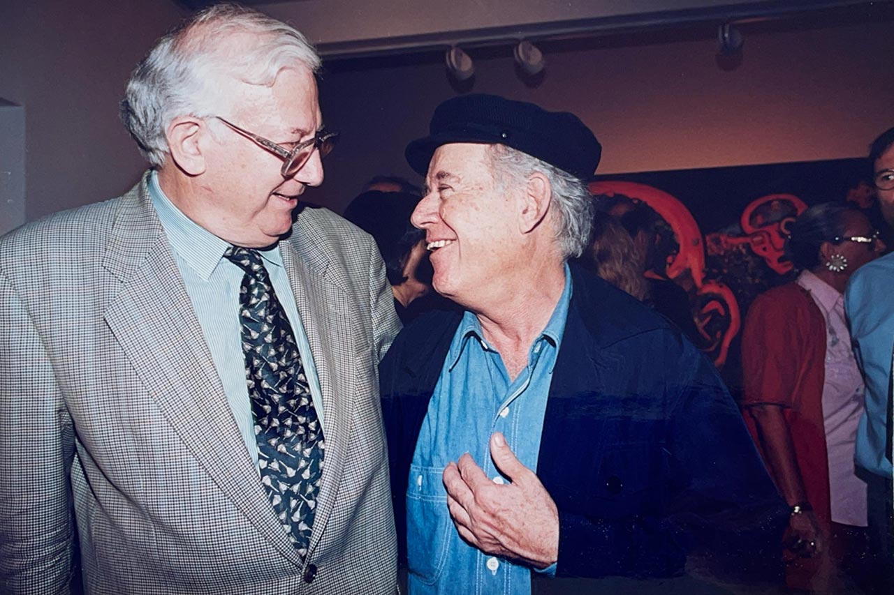 מרק שפס ודני קרוון. צילום: חני שפס