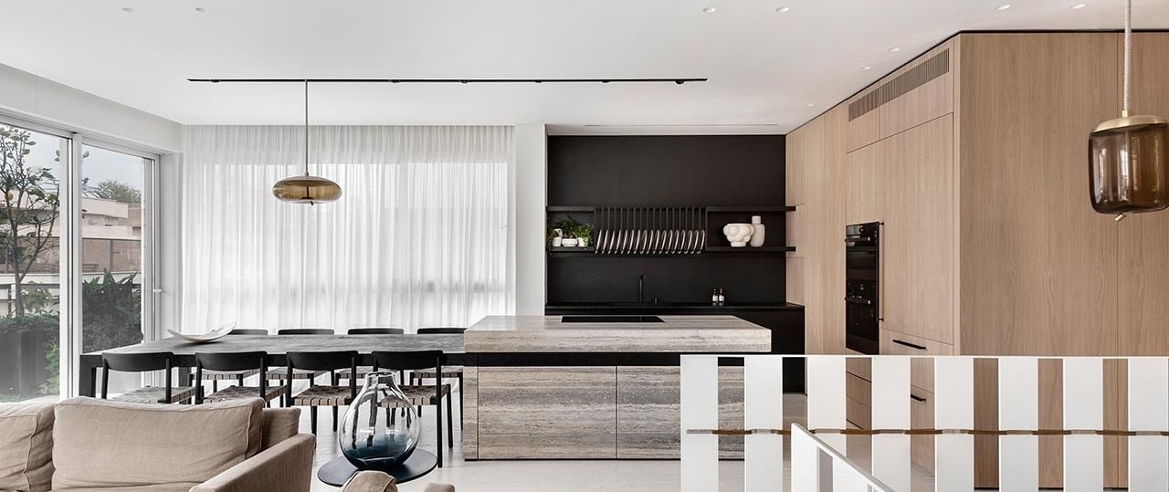 אושרי אבירם ודנה קושמירסקי, דירת פנטהאוז בת״א. צילומים: עודד סמדר