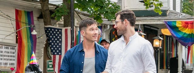 בילי אייכנר ולוק מקפרלן ב״אין גברים כאלה״. צילום: Universal Pictures