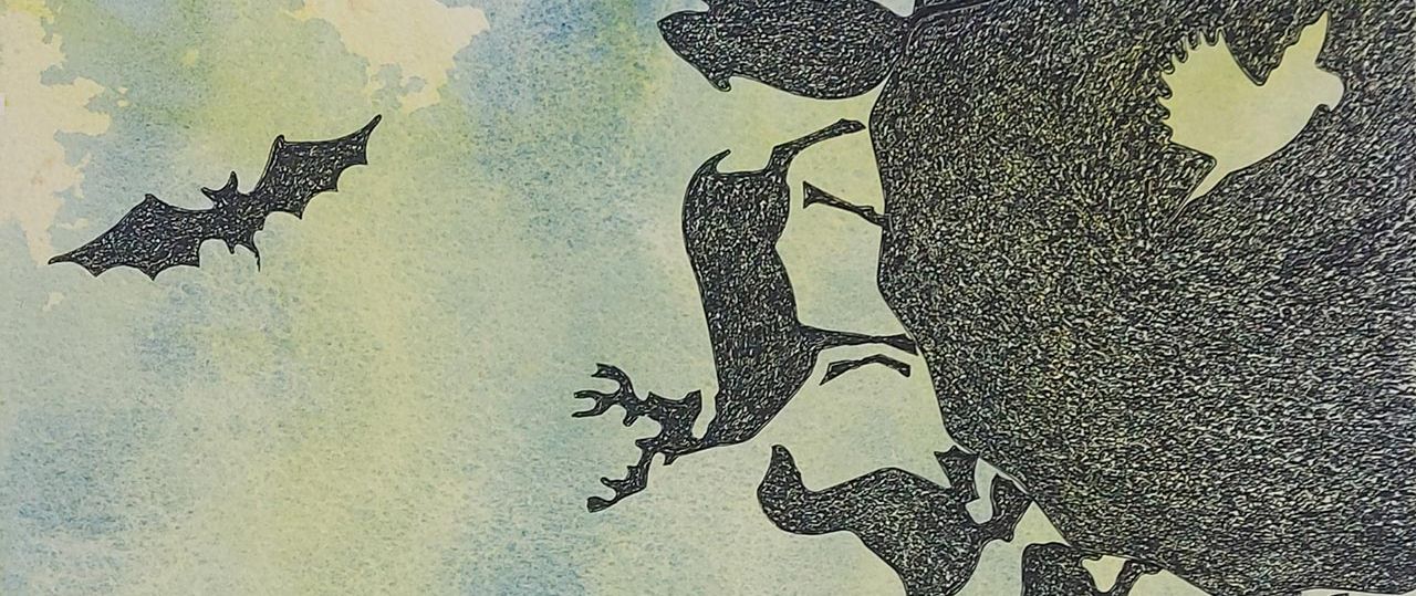 ישראל רבינוביץ׳, דכדוך עממי. מתוך התערוכה ״אולי יקרה נס״ בגלריה בארי