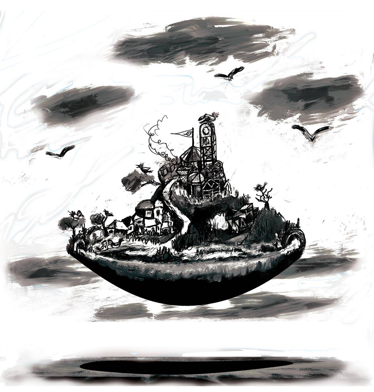 האי שצף בשמיים