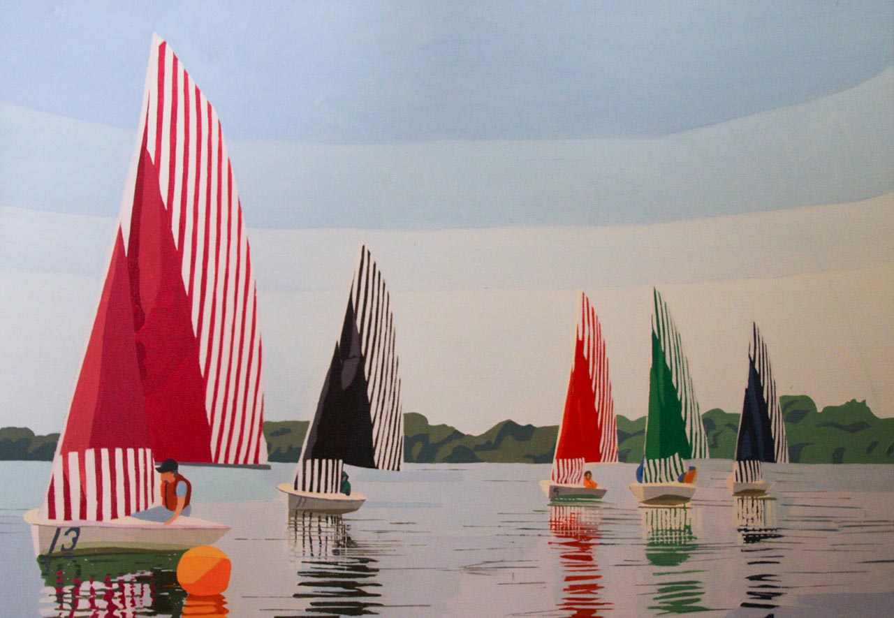 גיל הלר, סירות מפרש. צילומים: מ״ל