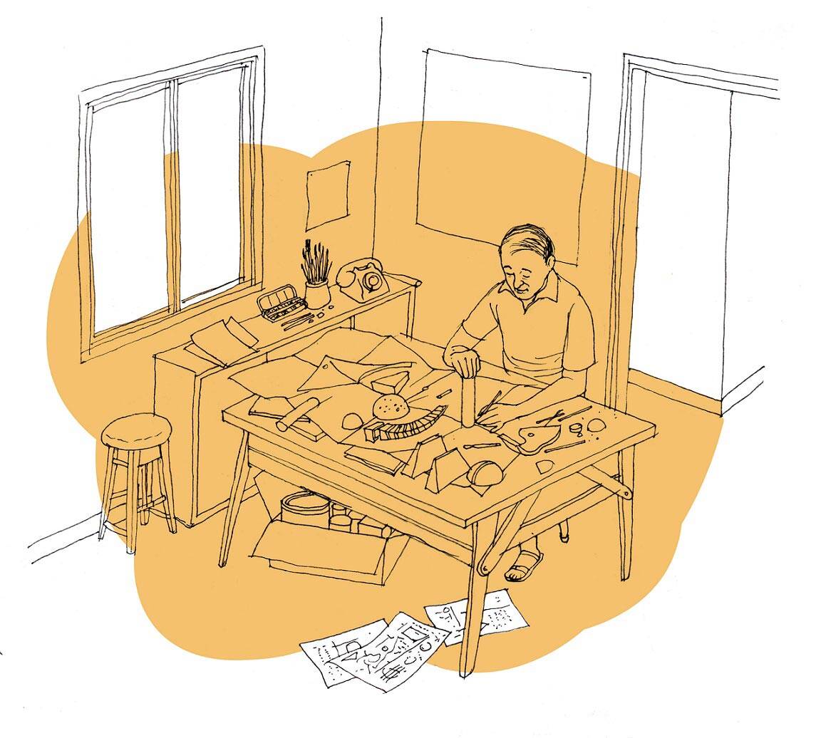 דני קרוון בסטודיו