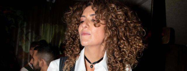 סיון חימי בהשקת הקולקציה של oma. צילום: דנה לביא