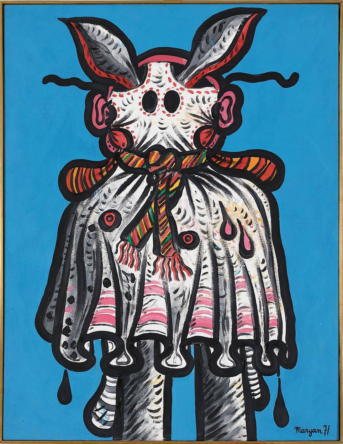 נפש פועלת עם ברדס ואוזני חמור, 1971