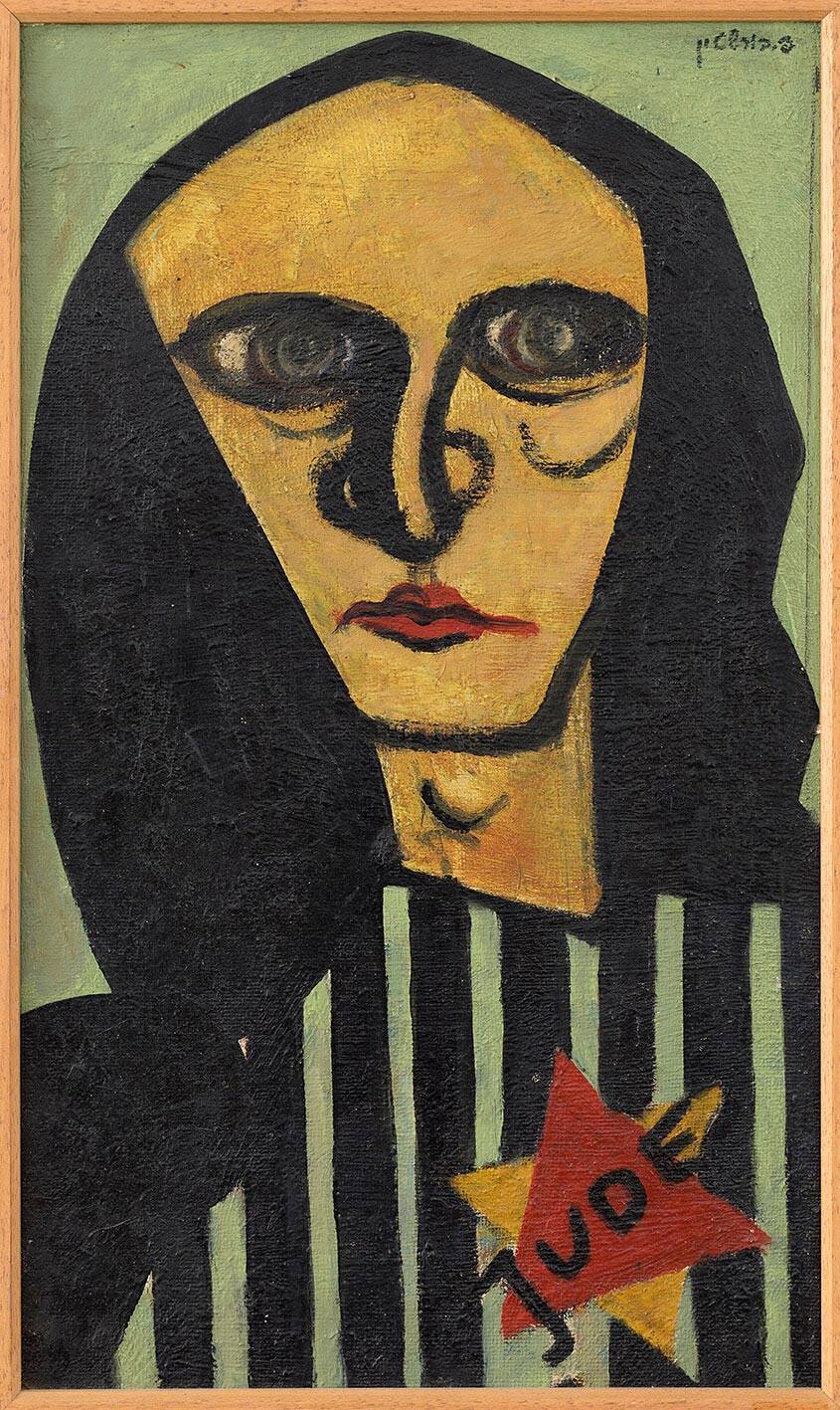 פנחס בורשטין, הטלאי הצהוב, 1947-49. צילום: אלעד שריג