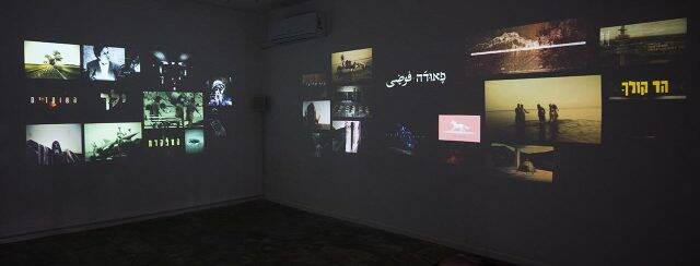 מירב שחם, לקראת שידור בגלריה פוסט. צילומים: ארקדי ספיבק