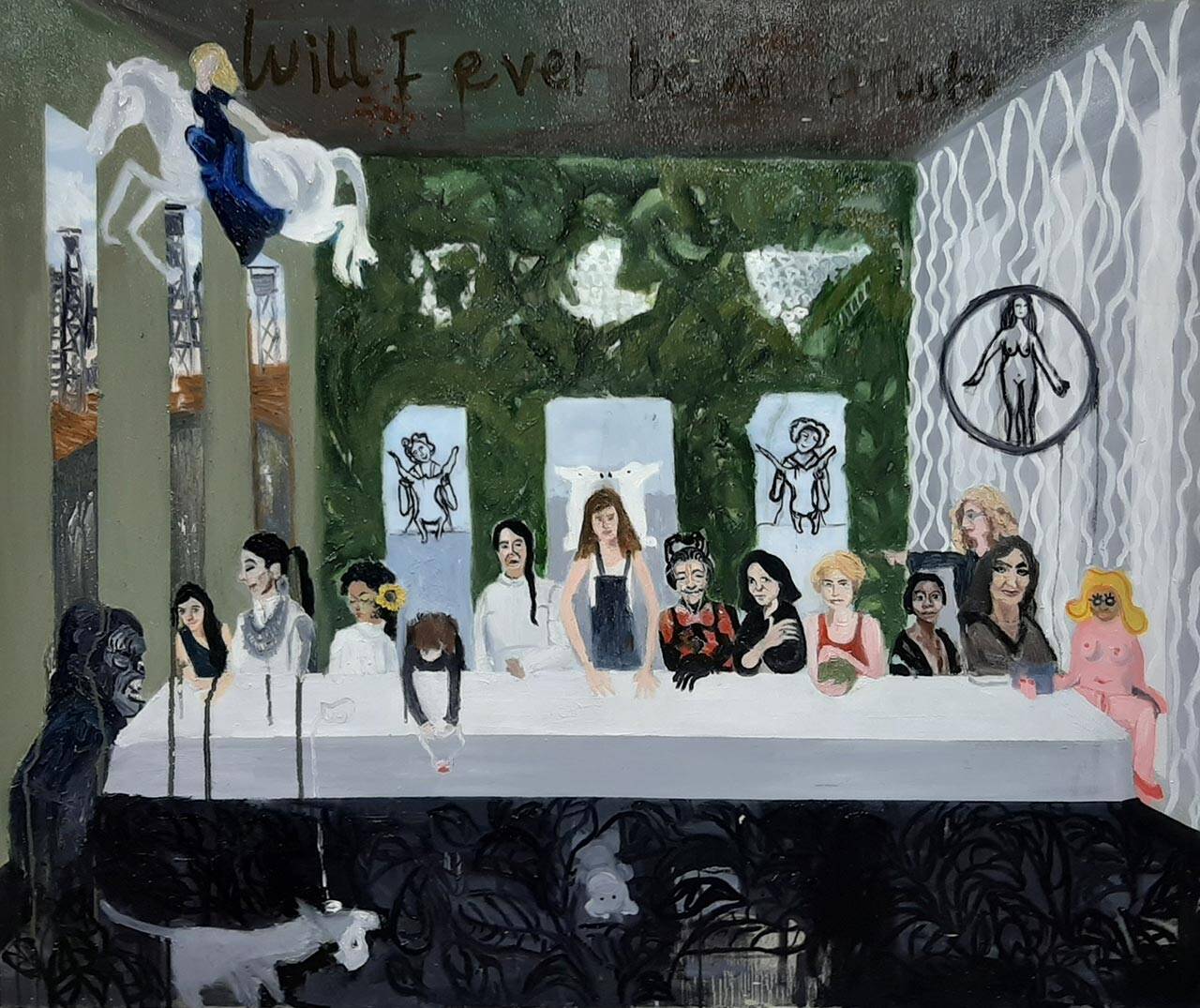 שירה גפשטיין, Will I ever be an artist?. צילום: דניאל חנוך