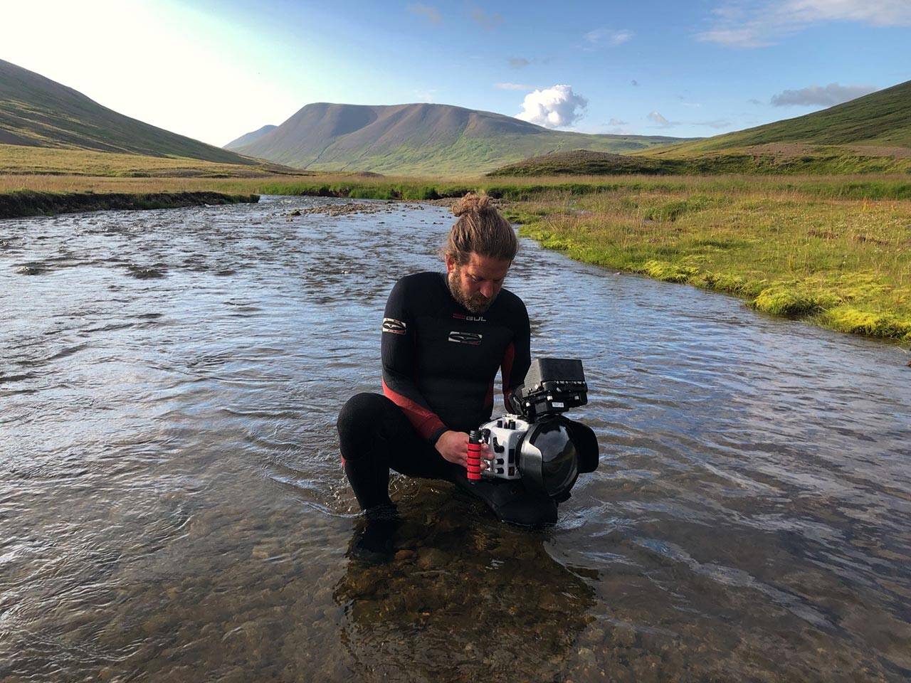 צילומי הסרט באיסלנד