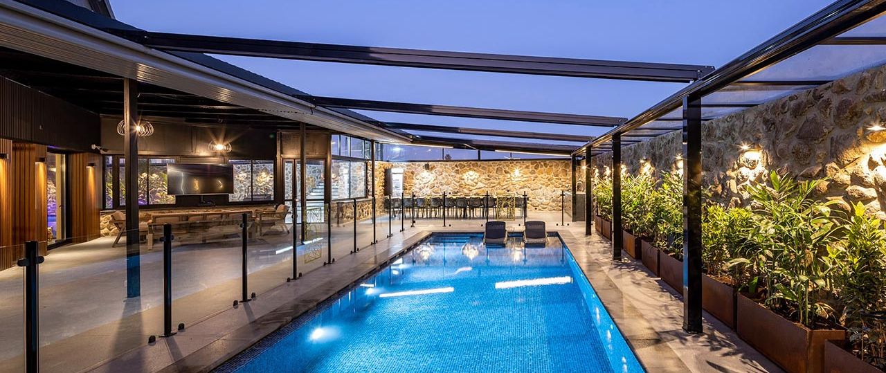 Glass House, וילת אירוח במושב דלתון. עיצוב: יהודית שניידר; צילומים: שי אפשטיין