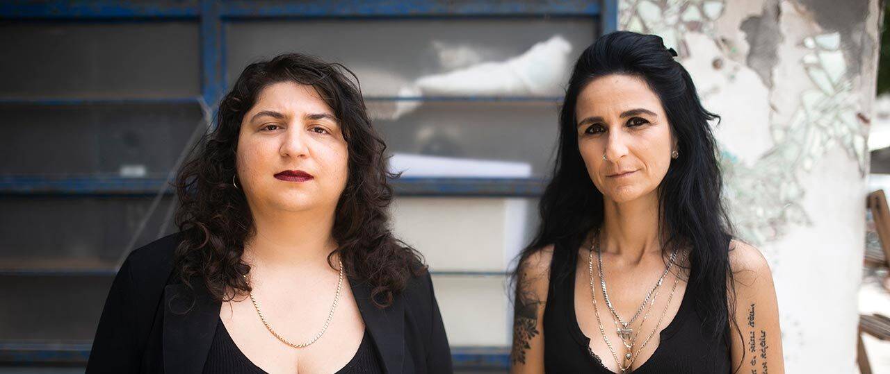 ספיר סלוצקר עמראן וכרמן אלמקייס עמוס. צילום: מענק מבואות