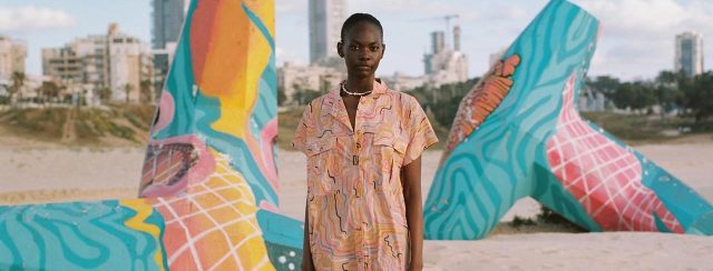 נדב רוזנברג ל־Northern Star ביריד Dress Code. צילום: אסף עיני