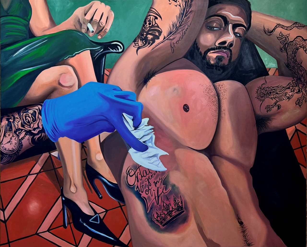 נועה אירוניק בגלריה רוזנפלד. צילומים: מל