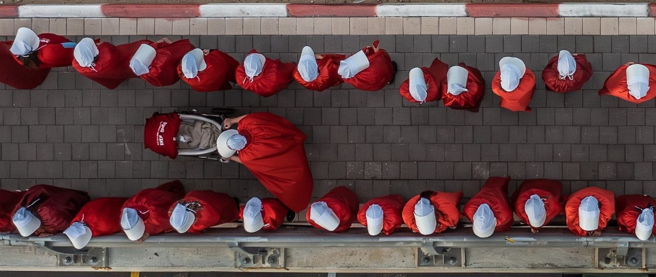 גיא שמואלי, מיצג השפחות בבית ינאי