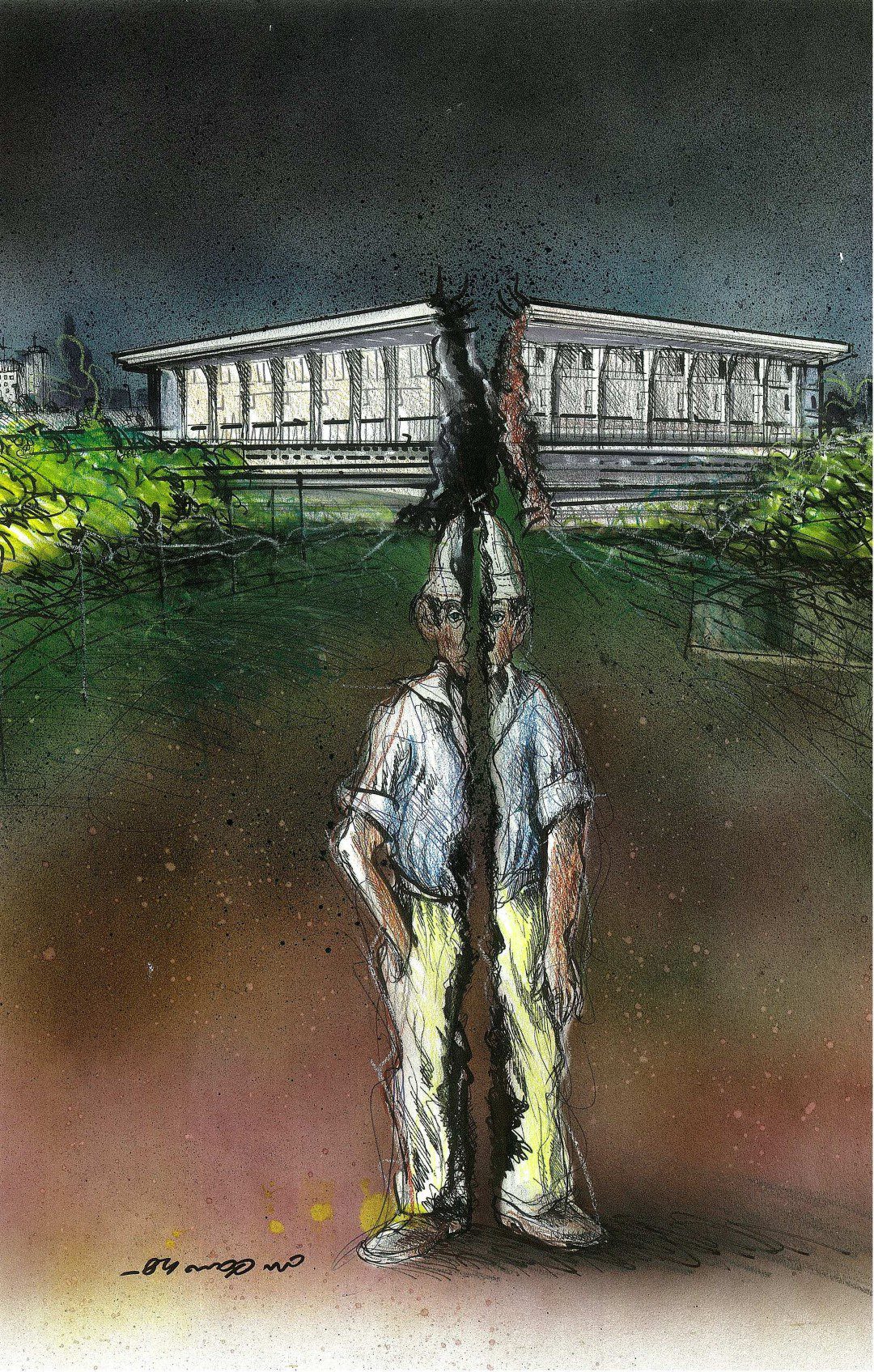 דני קרמן, עיתון דבר השבוע, 1984