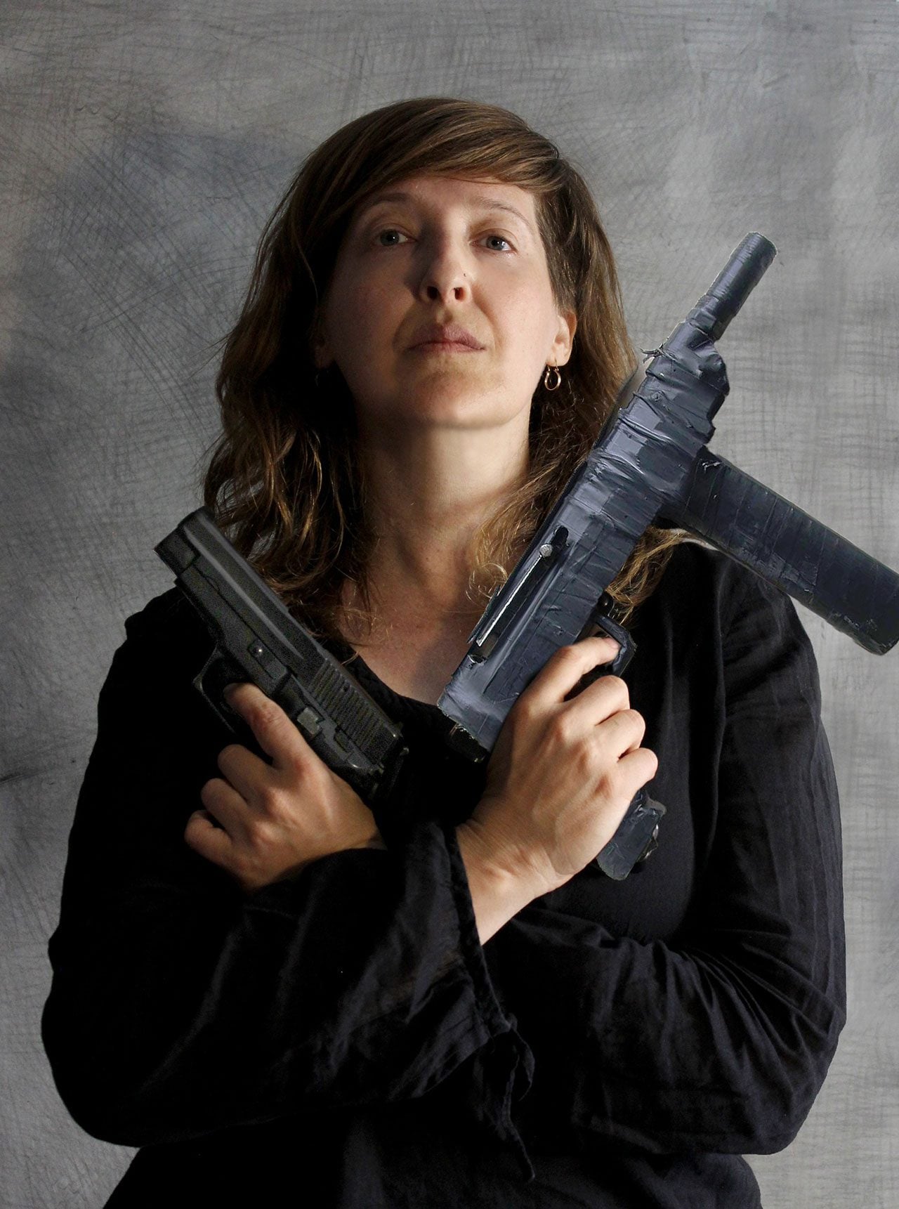 אמי ספרדֿ מכונת ירייה. צילום״ מ״ל