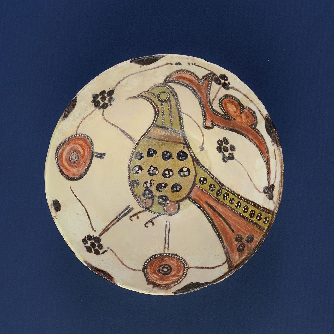 קערת חרס. מקום לא ידוע המאה ה 10. אוסף המוזיאון לאמנות האסלאם