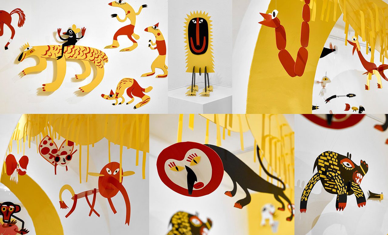 אורית ברגמן וענת ורשבסקי, ״מה יותר צהוב או פיל?״. צילום: דור קדמי