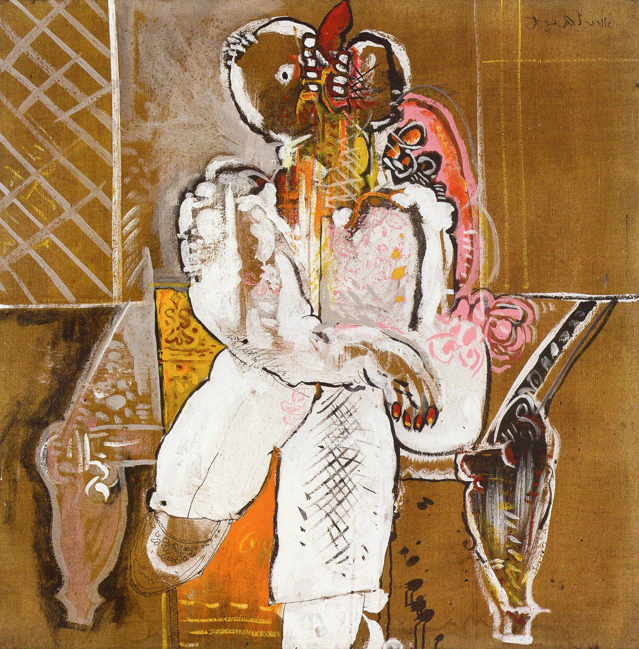 אורי ליפשיץ, איש כסא, 1968, אוסף דב ורחל גוטסמן. צילום: אלעד שריג