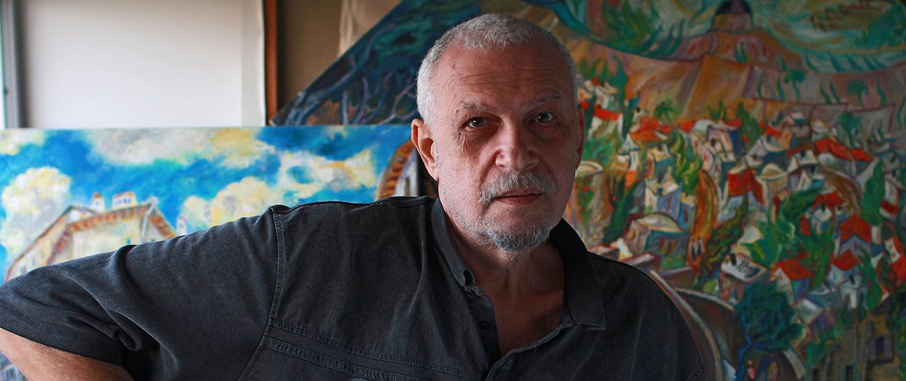 אלכסנדר קנצ׳יק באורבן גלרי. צילום: דני גנאלין