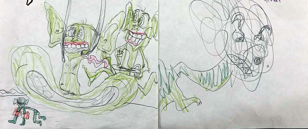 סול סקר, בן 6 מת״א; סדנת יצורים ומפלצות. צילומים: מ״ל