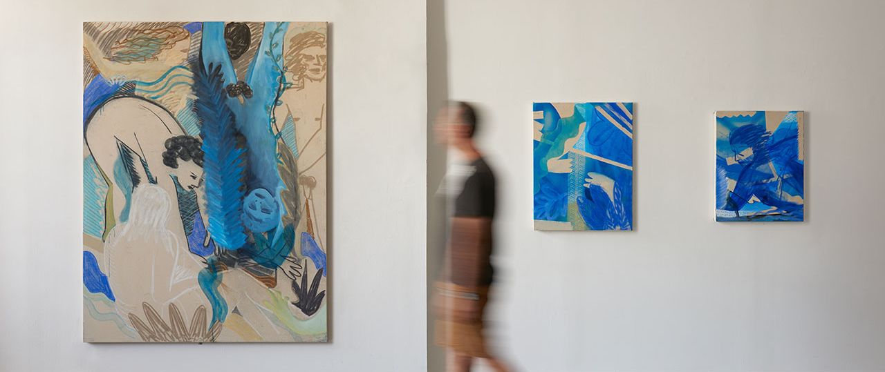 שרה בנינגה, בחדר המוזות. צילום: יובל חי