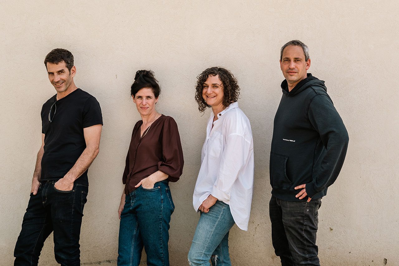 ישי ביידר, אביטל לוין, אביבה פרידמן, רואי פרידמן. צילומים: ירדן ביידר
