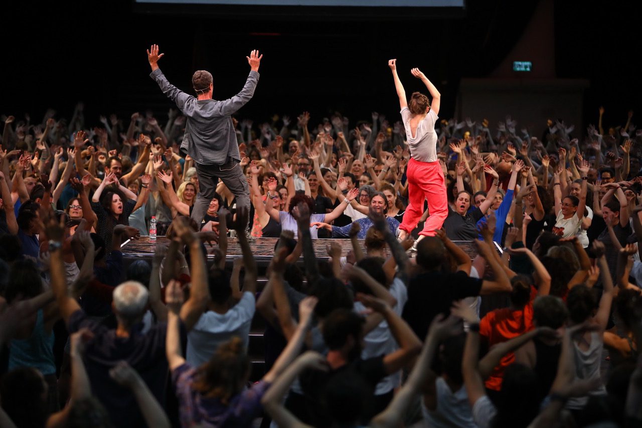 גאגא עם אוהד נהרין. צילומים: אסקף