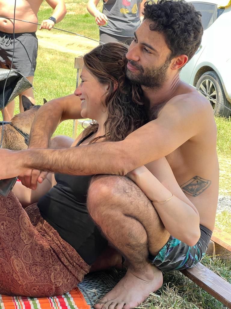 יעקב עוזרי והגר דניאלס. צילומים: אלבום משפחתי