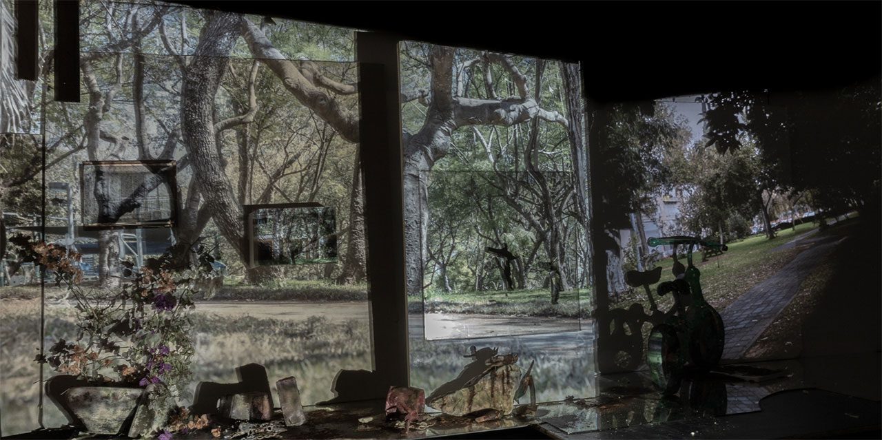 יעל סגל, שכבות שיקוף. צילום: מ״ל