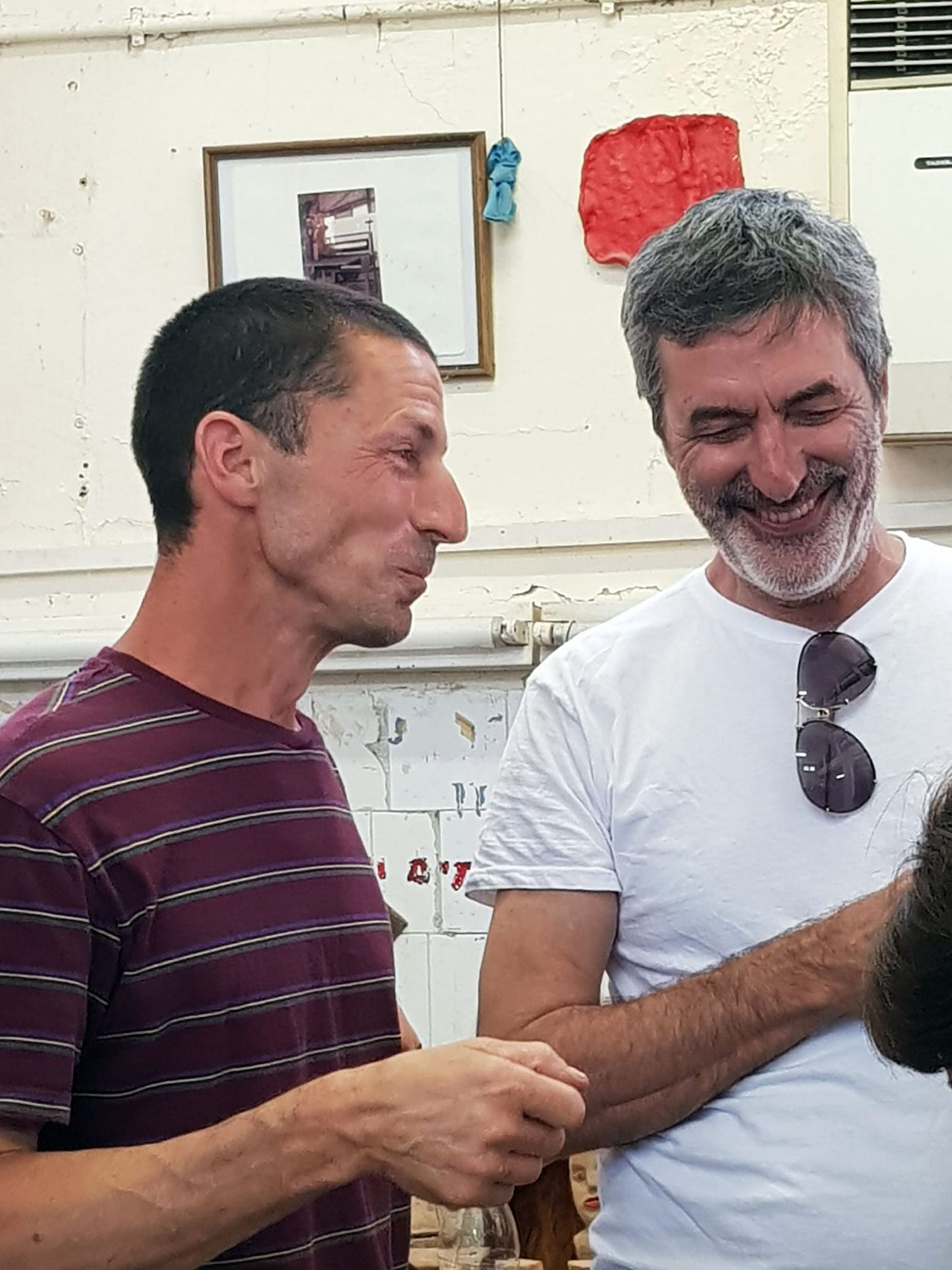 שמעון בן שבת ואביב אצילי. צילום: מ״ל