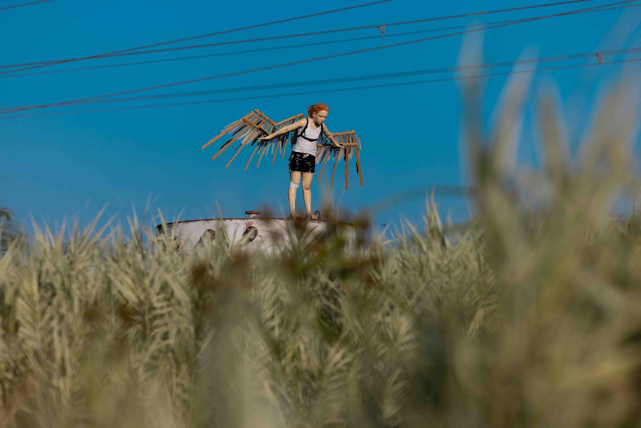 ורד אהרונוביץ בפארק המיחזור חיריה. צילומים: אנצ׳ו גוש