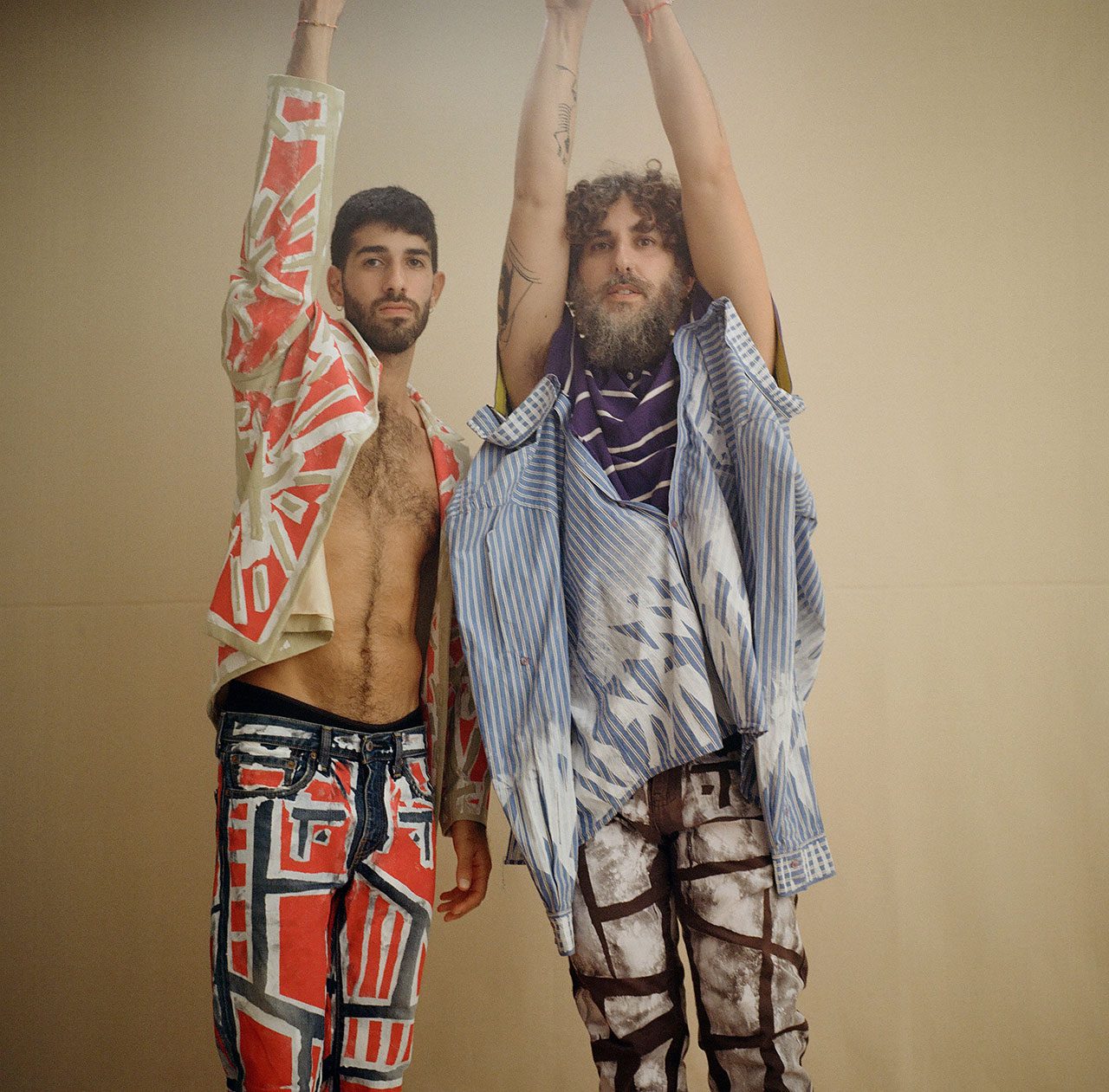 דוד וקסלר (מימין)